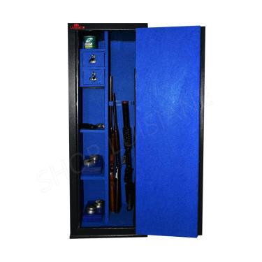 Imagem de  COFRE ARMÁRIO DIGITAL NIÓBIO 130X42X42 PARA 07 peças LONGAS CR, CAC