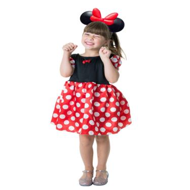 Imagem de Kit Fantasia Tema Infantil Minnie Rosa Blogueirinha Disney