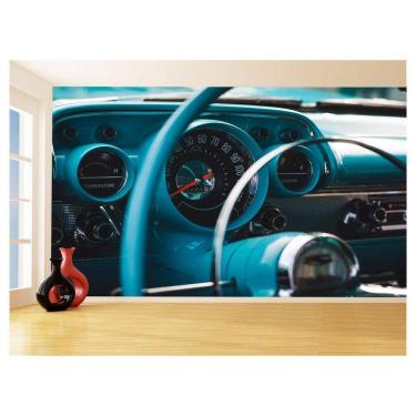 Imagem de Papel De Parede 3D Carro Antigo Clássico Vintage 3,5M Cxr25