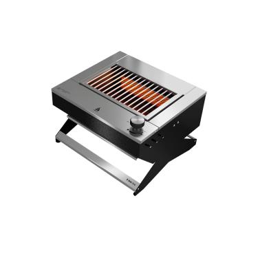 Imagem de Churrasqueira a gás portátil Dinoxx DXX 200 GLP PRETO Grelha Uruguaia