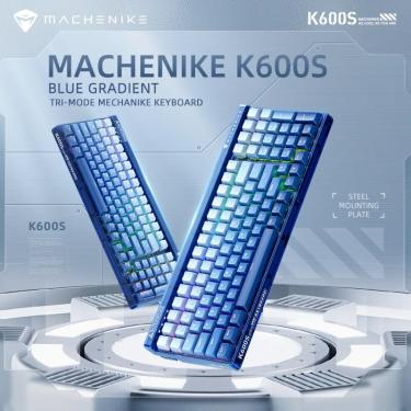Imagem de Teclado mecânico Machenike K600S 96% Hot Swappable PBT Double-shot Keycap RGB Backlit Tri-mode para