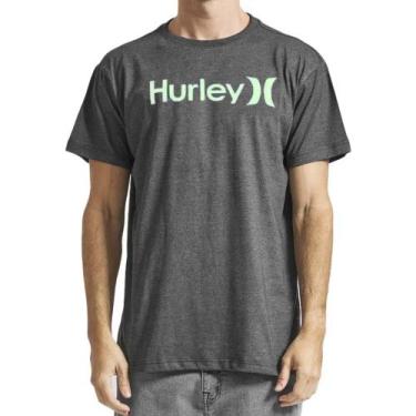 Imagem de Camiseta Hurley Silk Solid Mescla Preto