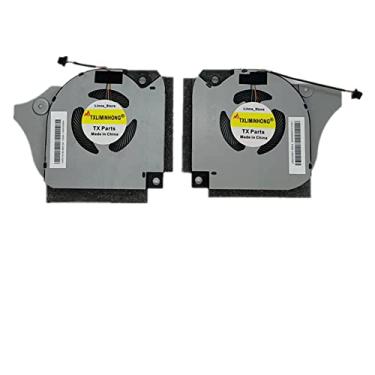 Imagem de TXLIMINHONG Novo ventilador de refrigeração compatível com CPU e GPU para DELL INSPIRON G5-5590 P82F Series 063NYM 0FK2HP DFS5K223052831 FM0A DFS5K221153711 FM09 DC5V 0,5A
