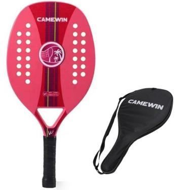 Imagem de Raquete Beach Tennis  Em Carbono II - Advance - Camewin Com Capa-Unissex