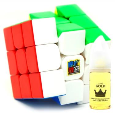 Imagem de Cubo Mágico 3x3x3 Moyu RS3M + Lubrificante Cuber PRO Gold
