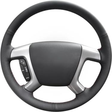 Imagem de MEWANT Capa de volante compatível com Chevy Silverado 1500/Chevy Silverado 2500 3500/Tahoe/Suburban 1500/Avalanche 1500/Traverse/Express