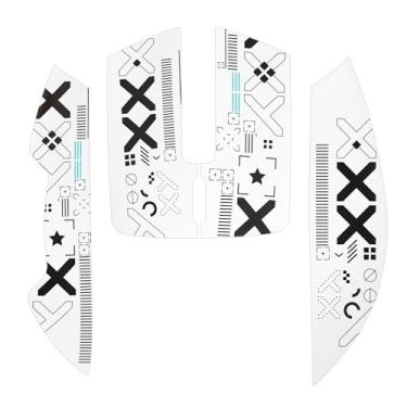Imagem de Fita Antiderrapante Attack Shark para Mouse X11 Superleve sem fio, Resistente a Suor, Ajustável, Skins para Games/Escritório (Branco)