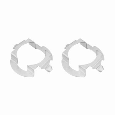 Imagem de 1 par de adaptador de lâmpada de farol, suportes adaptadores de retentores de lâmpada de farol LED H7 para D5 X55 X25 X65