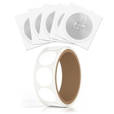 Imagem de 50 peças de adesivos NFC NTAG215 etiquetas NFC Ntag 215 etiquetas NFC regraváveis redondas/25 mm, adesivos NFC programáveis de 504 bytes, compatíveis com Android e todos os outros dispositivos
