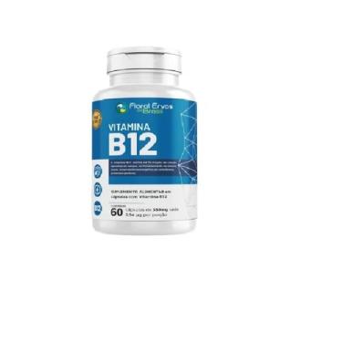 Imagem de Floral Ervas do Brasil, Vitamina B12 60 Cápsulas Metilcobalamina Vegan 414%