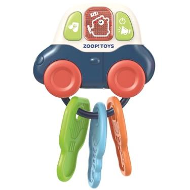 Imagem de Zoop Toys Chocalho Musical Carrinho Luz Som e Música