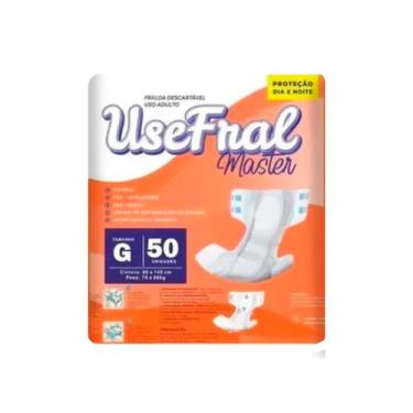 Imagem de Fralda Geriatrica Use Fral Master 1 Pacote Tamanho G Acima de 80 kg - 