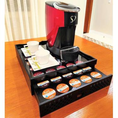 Imagem de Bandeja gaveta Porta Capsulas E Porta Maquina Café Três corações - Bra