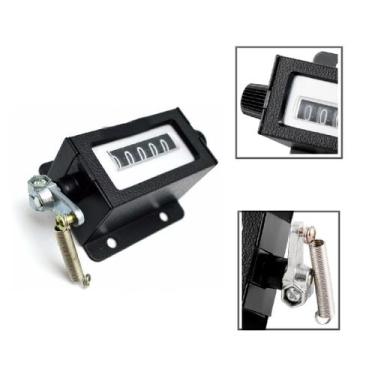 Imagem de Contador De Batida 5 Dígitos Numéricos Mecânico Analógico - EDA