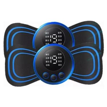 Imagem de Kit 2 Mini Massageador Elétrico Portátil Cervical EMS Varilex Alivia D