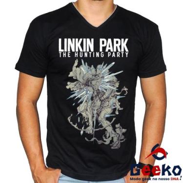 Imagem de Camiseta Linkin Park 100% Algodão The Hunting Party Rock Geeko, Preto 
