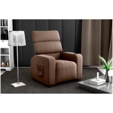 Imagem de Poltrona Reclinável 3 Posições Matrix Pulse, Marrom