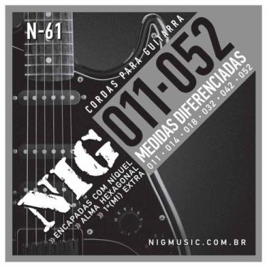 Imagem de Encordoamento De Guitarra 011 052 Tradicional N61 Nig