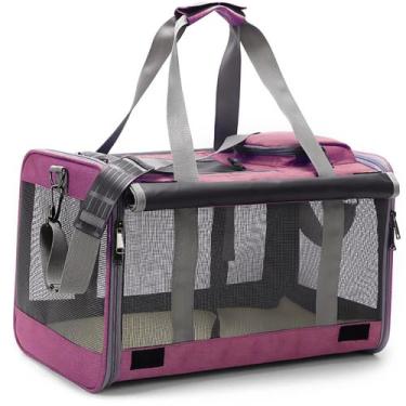 Imagem de Bolsa Transporte Pet Grande Viagem Avião MADOG Wind ROSA
