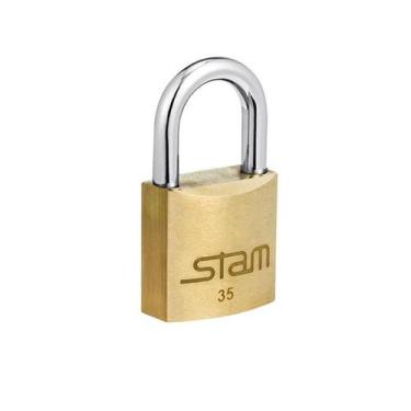 Imagem de Cadeado Stam 35mm Zamac Latonado