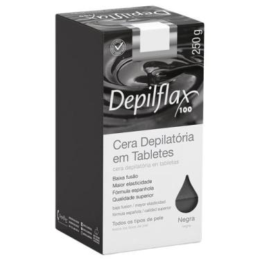 Imagem de Cera Quente Depilatória Profissional Negra Depilflax Barra - Escolha O