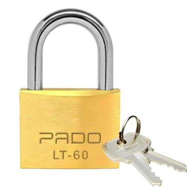 Imagem de Cadeado de 60 mm Mesmo Segredo com 2 Chaves PADO