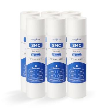 Imagem de Cartucho de filtro de água de substituição para toda a casa para água de poço, filtro de água de 20 mícrons 10 x 2,5 filtro de água de sedimento PP fundido compatível com AP110, WHKF-GD05, CFS110, P5,