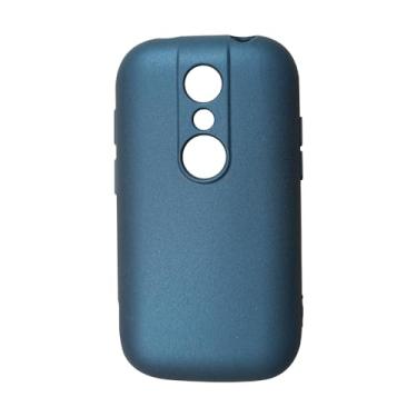 Imagem de SCDIYEER Capa para celular Unihertz Jelly Star (7.6 cm) 2S, capa amortecedora de silicone macio, capa preta de borracha flexível TPU - preta.