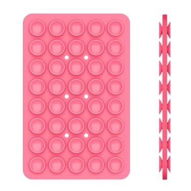 Imagem de Dgsroom Suporte de capa de telefone com sucção de silicone (compatível com capa de celular Android e iPhone, suporte de acessório móvel mãos livres para vídeos e selfies) Brinquedo Fidget Presente