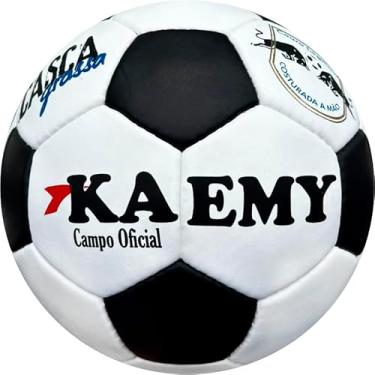 Imagem de Bola Futebol Campo Retro em Couro Legítimo