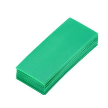 Imagem de 100pcs tubo pvc termo encolhivel para bateria de lítio 18650 - Envolto