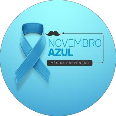 Imagem de Painel De Festa Redondo 1,50x1,50 - Novembro Azul Prevenção 009 - Via 