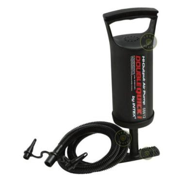 Imagem de Bomba Para Colchão Inflável bomba de Ar Manual Intex Double Quick, 29c