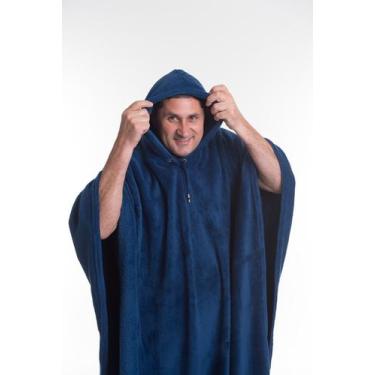 Imagem de Poncho de inverno capuz Quentinho Feminino/Masculino - Super Estilo, A