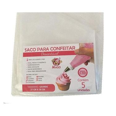 Imagem de Saco para Confeitar Grande com 5 un. Mago