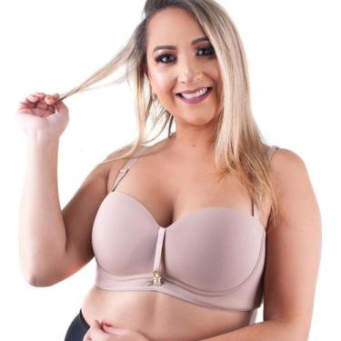 Imagem de Sutiã Plus Size LIso Lingerie Reforçada - Ramazzoni, Chocolate, 50