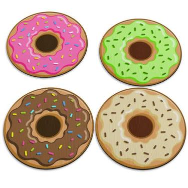 Imagem de Jogo de Porta Copos Donuts - 4 peças - Yaay