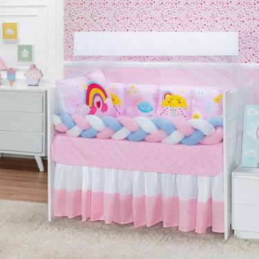 Imagem de Kit Berço Americano Nacional Astronauta Menino Marinho 11 Peças - Coro