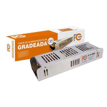 Imagem de Fonte Chaveada Slim Cftv 12v 10a 120w Universal Bivolt Nfe - Fc Fontes