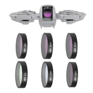 Imagem de (Pacote com 6) Conjunto de filtros ND, CPL e Star para DJI Neo, lentes de vidro óptico HD multirevestidas (ND8, ND16, ND32, ND64, CPL, Star)