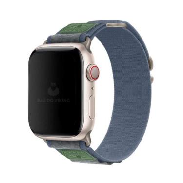 Imagem de Pulseira Nylon Alpinista Militar Rústica Compatível com Apple Watch - 