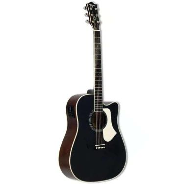 Imagem de Violão Tagima Andes Aço Elétrico Agathis Latin America Folk Preto BKS