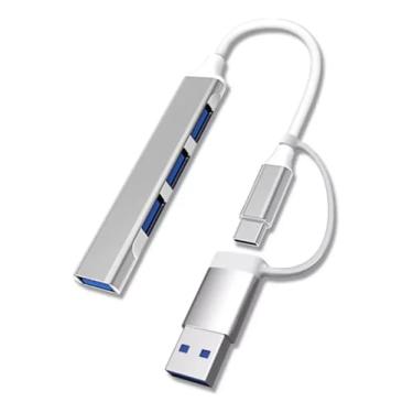 Imagem de Adaptador Hub Usb Tipo C Type-C 4 Portas 5 Gbps Multifunção Tipo C E Usb 2.0 3.0 OTG ORIGINAL Mobile Desktop Notebook Macbook