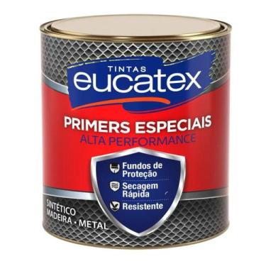 Imagem de Tinta Esmalte Eucatex Cor Grafite Escuro Fosco Resistente Madeira Meta