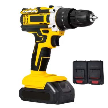 Imagem de Parafusadeira Furadeira 2 Baterias Bivolt com Maleta Ferramentas Construção Casa Obra Reforma Apartamento Kit Broca Portatil Chaves