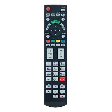 Imagem de Controle remoto de substituição N2QAYB000932 compatível com Panasonic Plasma Smart TV TC58AX800U TC65AX800U