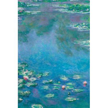 Imagem de Claude Monet Water Lilies (1840–1926), 120 Pages, 6” x 9” Lined Paper Journal/Diary/Notebook, Paperback cover: Ideal for journaling, writing and ... for Art Lovers, Adults, College Students