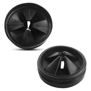 Imagem de Screw Man Defletor de pia de reposição QCB-AM para descarte de lixo de 9,5 cm para série InSinkErator Evolution - Bujões de drenagem de colarinho silenciosos removíveis