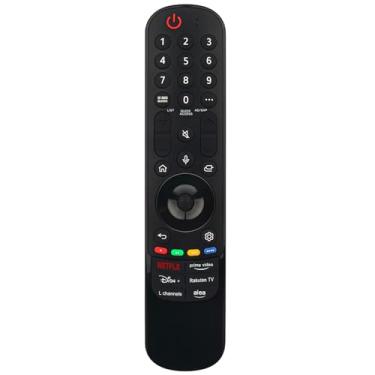 Imagem de MR24GA Controle remoto de substituição de voz aplicável para LG 2024 Smart TV OLED83G4WUA 86UT8000AUA 75QNED99TUA 43UT8000AUA 86QNED80TUC 50UT8000AUA OLED77B4AUA 86QNED90TAA 86QNED999TAA TUA OLED8