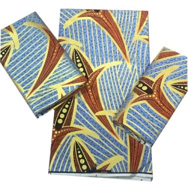 Imagem de Tecido cera dourada africana algodão material rapper Batik Ankara original de alta qualidade novo material pagne manutenção para costura (como imagem-24)